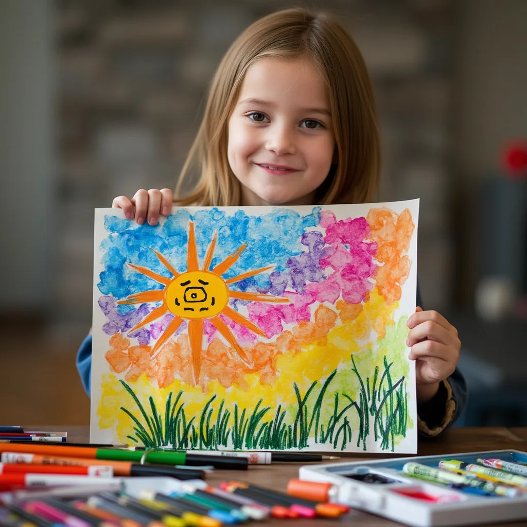 Kreatives Kunstset für Kinder